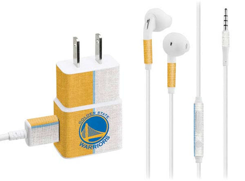 NBA Golden State Warriors Canvas Phone Charger Skin
